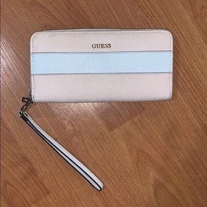 Pink & White GUESS Wallet